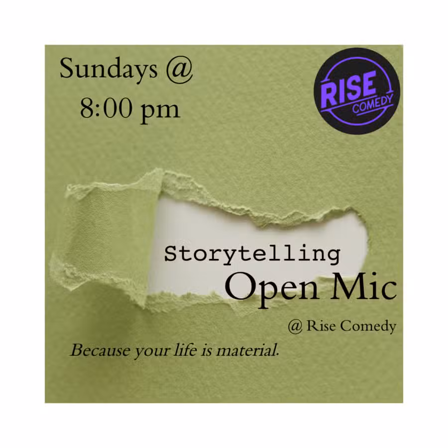Anecdotal Open Mic