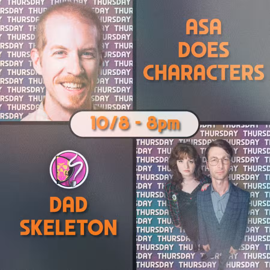 2026 Denver Sketch Festival – Asa Does Characters / Dad Skeleton